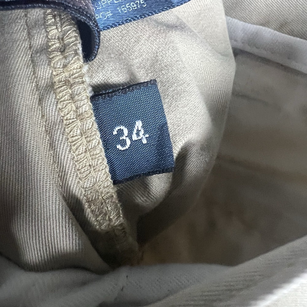 Polo Ralph Lauren Prospet Men 34 Cotton Khaki Flat Front Chino Shorts - Picture 5 of 7